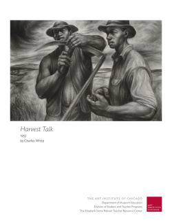 Harvest Talk - Art Institute of Chicago