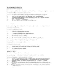 Home Work for Chapter 6