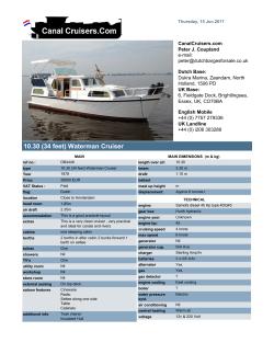 10.30 (34 feet) Waterman Cruiser |