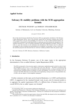 stability problems with the SCR aggregation formula