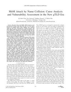 MitM Attack by Name Collision: Cause Analysis