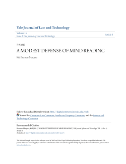 a modest defense of mind reading