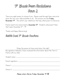 File - Term 2 Poem Assignments