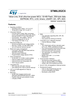 Datasheet - STMicroelectronics