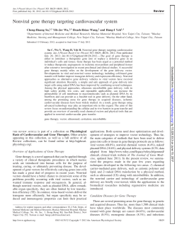 Nonviral gene therapy targeting cardiovascular system - AJP