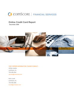 comScore Online Credit Card Report_December 2009