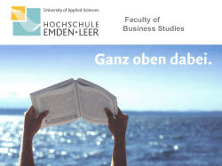 Faculty of Business Studies