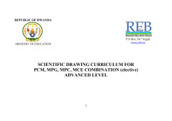 Technical Drawing - Rwanda Education Board