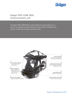 Product information: Dr&auml;ger FPS &reg;