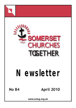 No 84 April 2010 - Somerset Churches Together