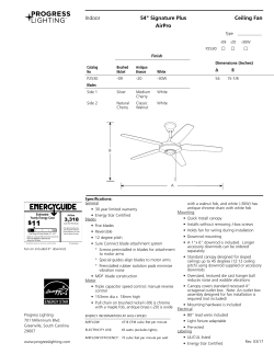 Indoor 54" Signature Plus Ceiling Fan AirPro