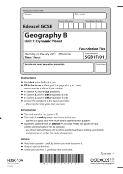 Geography B