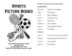 sPORTS - Center Moriches Library`s