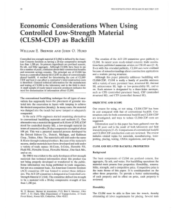 CLSM-CDF - Transportation Research Board