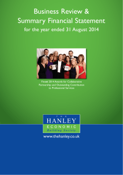 Board Meeting - Hanley Economic Building Society