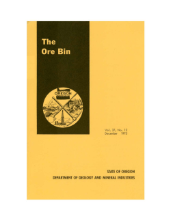 December 1975 - Oregon Department of Geology and Mineral