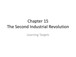 Chapter 15 The Second Industrial Revolution