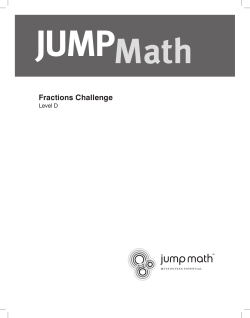 Fractions Challenge