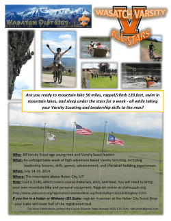 Are you ready to mountain bike 50 miles, rappel/climb 120 feet