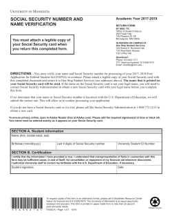 social security number and name verification