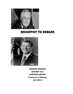 roosevelt to reagan