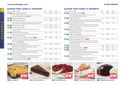 Desserts - Nicol Hughes Foodservice