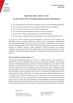 Open innovation, a fad or a need: An