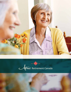 Brochure - Atria Retirement Canada