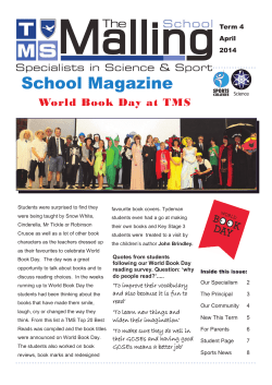 School Magazine April 2014