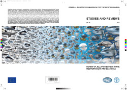 Review of Jellyfish Blooms in the Mediterranean and Black Sea