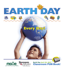 Earth Day Every Day Educational Insert