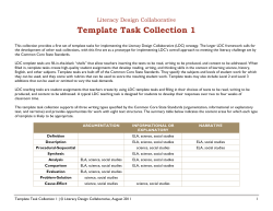 LDC Templates and Task Samples
