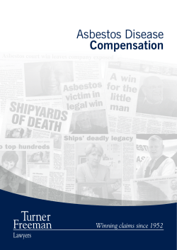 Asbestos Disease Compensation