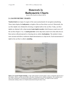 2-1. bathymetric charts