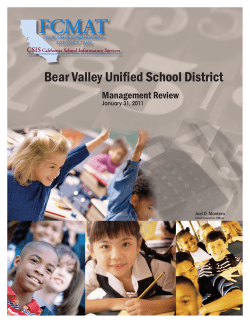 Bear Valley Unified School District