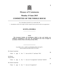 scotland bill - Publications.parliament.uk