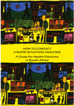 How to Conduct a Rapid Situation Analysis: A Guide for Health