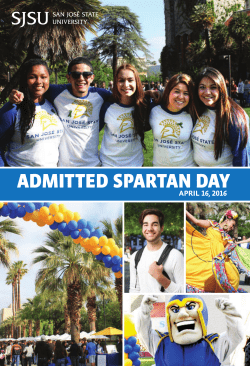 Admitted Spartan Day 2016 - San Jose State University