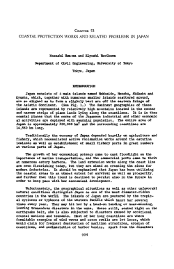 coastal protection works and related problems in japan