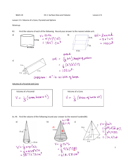 2-5 Volume of Cone Pyramid Sphere.jnt