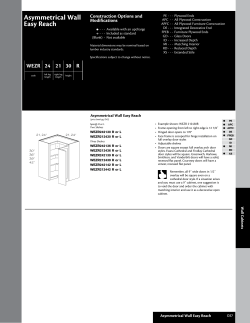 Asymmetrical Wall Easy Reach