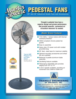 Brochure - Triangle Fans