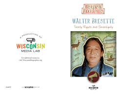 Booklet - Wisconsin Media Lab