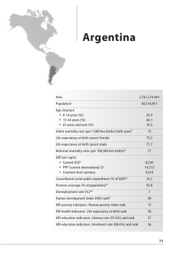 Argentina - Social Protection Platform