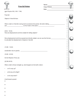 Notes - Longoria Physics
