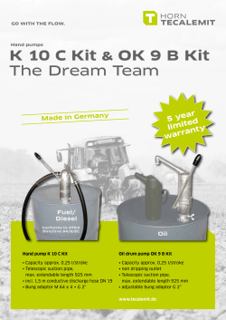 TECALEMIT K 10 C-OK 9 B Datasheet