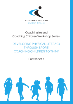 Coaching Children to Think
