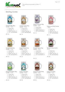 Bela Mug Candles - ValueMax Products