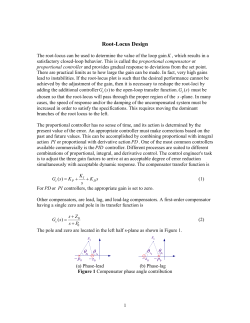Root-Locus Analysis and Design