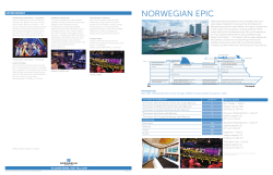 Norwegian Epic Show Facility Planner